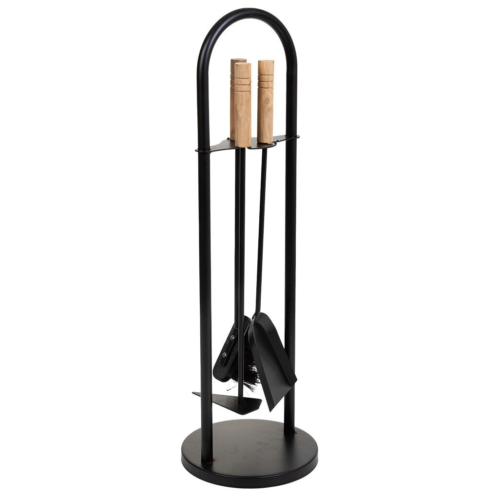 Set 4 herramientas de metal para la chimenea de metal