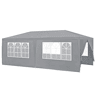 Tenda Pavilhão de jardim Wedau metal 600 x 300 x 255 cm cinzento escuro casa.pro