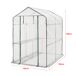 Invernadero de jardín con estantes Oosterhout Invernadero de jardín con estantes Oosterhout Transparente