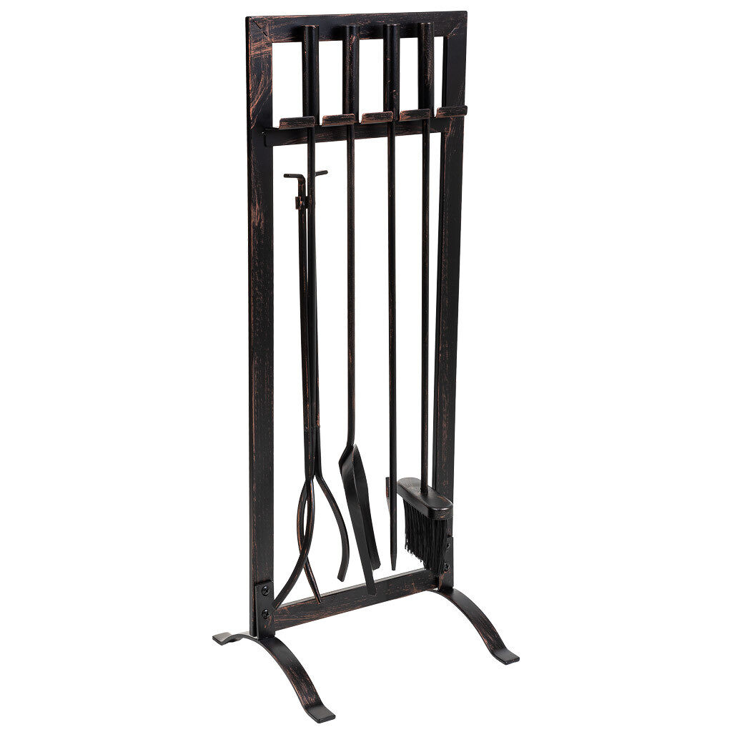 Set 5 herramientas de metal para la chimenea de metal