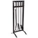 Set 5 herramientas de metal para la chimenea de metal Set 5 herramientas de metal para la chimenea de metal Negro