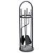 Set 5 herramientas de metal para la chimenea de metal Set 5 herramientas de metal para la chimenea de metal Negro