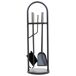 Set 5 herramientas de metal para la chimenea de metal Set 5 herramientas de metal para la chimenea de metal Negro