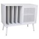 Mueble bajo de madera y rejilla Mueble bajo de madera y rejilla Blanco