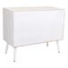 Mueble bajo de madera y rejilla Mueble bajo de madera y rejilla Blanco