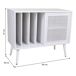Mueble bajo de madera y rejilla Mueble bajo de madera y rejilla Blanco