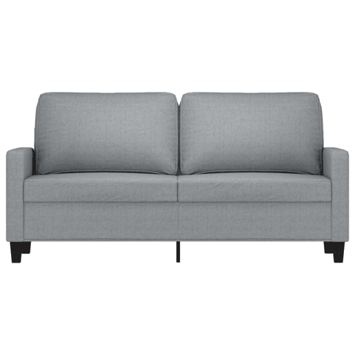 vidaXL Sofá de 2 lugares em tecido 140 cm cinzento-claro vidaXL Sofá de 2 lugares em tecido 140 cm cinzento-claro