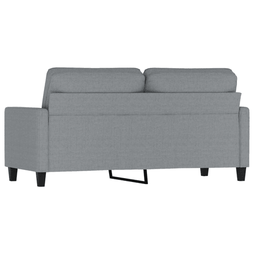 vidaXL Sofá de 2 lugares em tecido 140 cm cinzento-claro vidaXL Sofá de 2 lugares em tecido 140 cm cinzento-claro