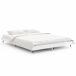 Estructura de cama 140x190 Estructura de cama 140x190 Blanco Brillo