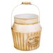 Cubo de metal Cubo de metal Beige