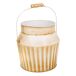 Cubo de metal Cubo de metal Beige