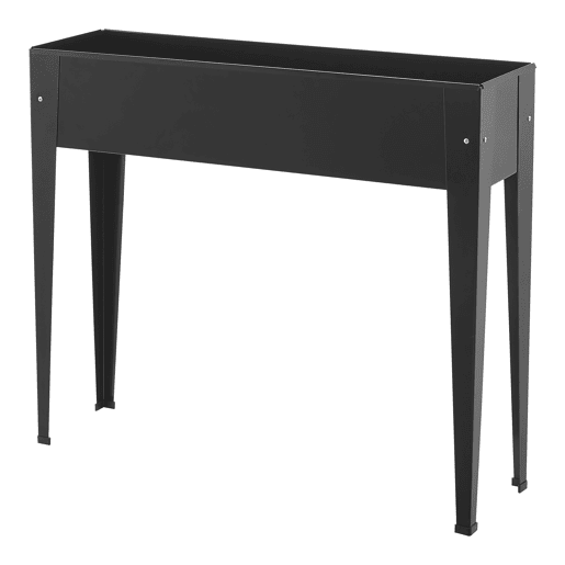 Mesa de cultivo Lelystad em aço 98 x 25 x 82 cm antracite en.casa