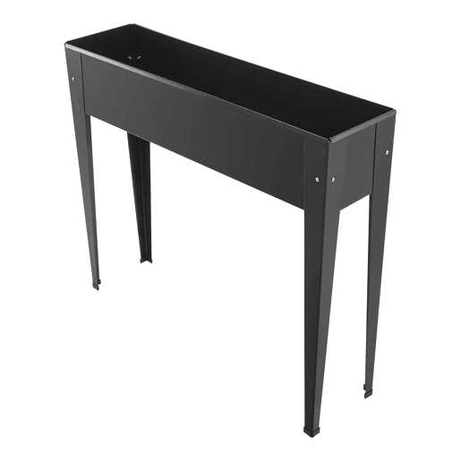 Mesa de cultivo Lelystad em aço 98 x 25 x 82 cm antracite en.casa