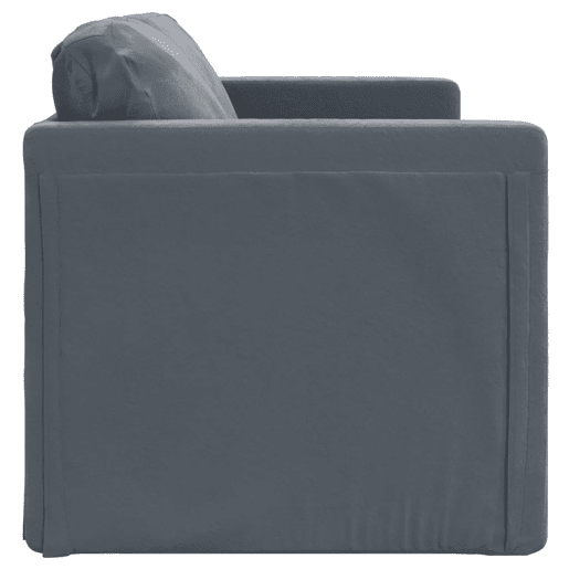 vidaXL Sofá-cama sem pés 122x204x55 cm veludo cinzento-escuro vidaXL Sofá-cama sem pés 122x204x55 cm veludo cinzento-escuro