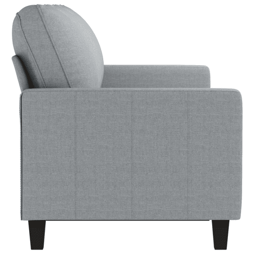 vidaXL Sofá de 3 lugares 180 cm tecido cinza-claro