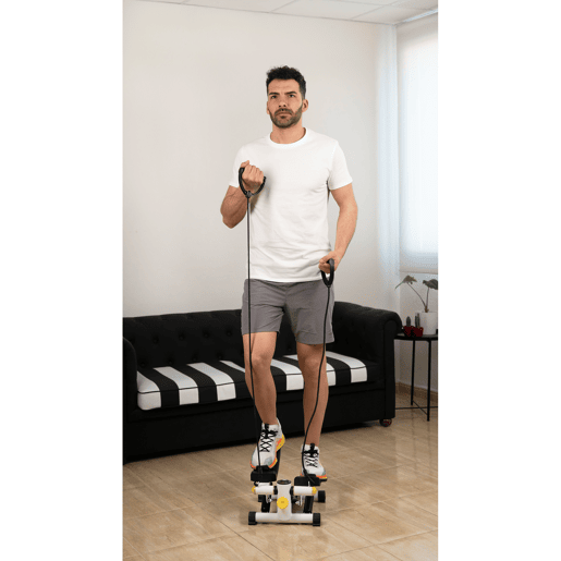 Step de Fitness antiderrapante, ideal para exercícios de cardio e aeróbica. Perfeito para treinamentos em casa ou na academia.