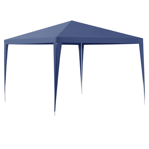 Tenda Pavilhão de jardim Wedau metal 300 x 300 x 255 cm azul escuro casa.pro