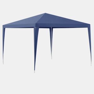 Tenda Pavilhão de jardim Wedau metal 300 x 300 x 255 cm azul escuro casa.pro