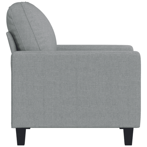 vidaXL Poltrona tecido 60 cm cinzento-claro vidaXL Poltrona tecido 60 cm cinzento-claro