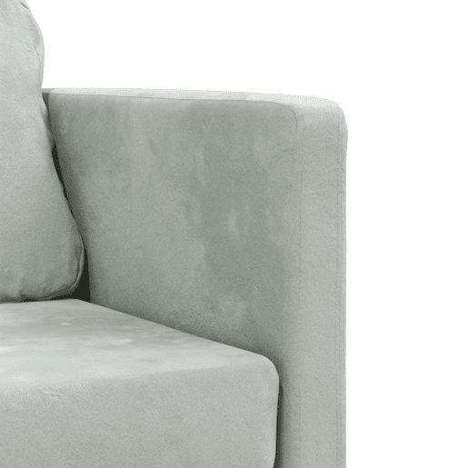 vidaXL Sofá-cama sem pés 122x204x55 cm veludo cinzento-claro vidaXL Sofá-cama sem pés 122x204x55 cm veludo cinzento-claro