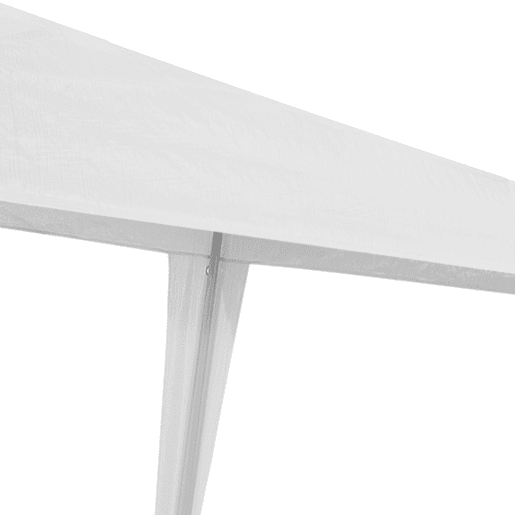 Tenda Pavilhão de jardim Wedau metal 300 x 300 x 255 cm branco casa.pro