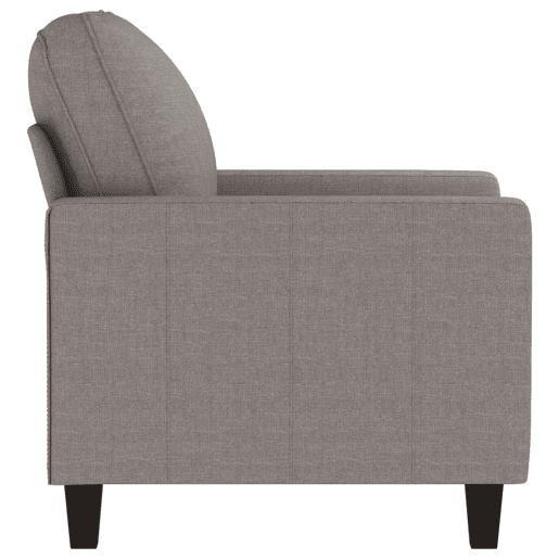 vidaXL Poltrona tecido 60 cm cinzento-acastanhado vidaXL Poltrona tecido 60 cm cinzento-acastanhado