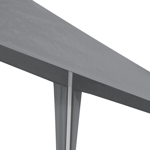 Tenda Pavilhão de jardim Wedau metal 300 x 300 x 255 cm cinzento escuro casa.pro