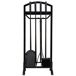 Set 5 herramientas de metal para la chimenea de metal Set 5 herramientas de metal para la chimenea de metal Negro