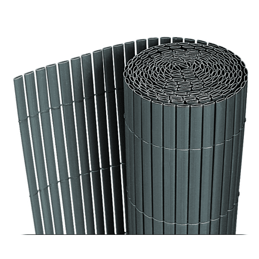 Tapete de privacidade para jardim em PVC - 150x300cm - cinzento neu.haus