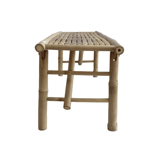 Banco de bambu, Fidji, Natural, 120x38x46 cm