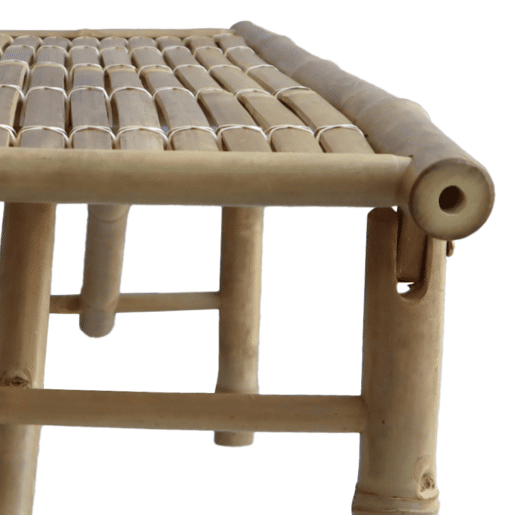 Banco de bambu, Fidji, Natural, 120x38x46 cm