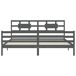 Estructura de cama 200x200 Estructura de cama 200x200 Gris