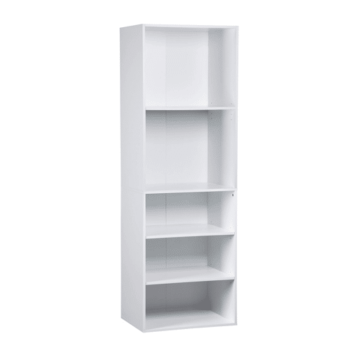 Módulo de roupeiro com 5 prateleiras, Modulo, Branco, 60x45x180 cm Módulo de roupeiro com 5 prateleiras, Modulo, Branco, 60x45x180 cm