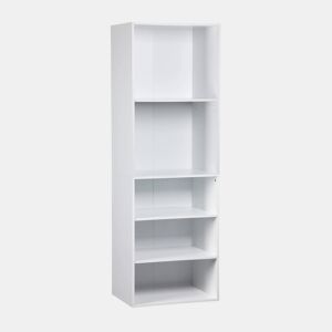Módulo de roupeiro com 5 prateleiras, Modulo, Branco, 60x45x180 cm