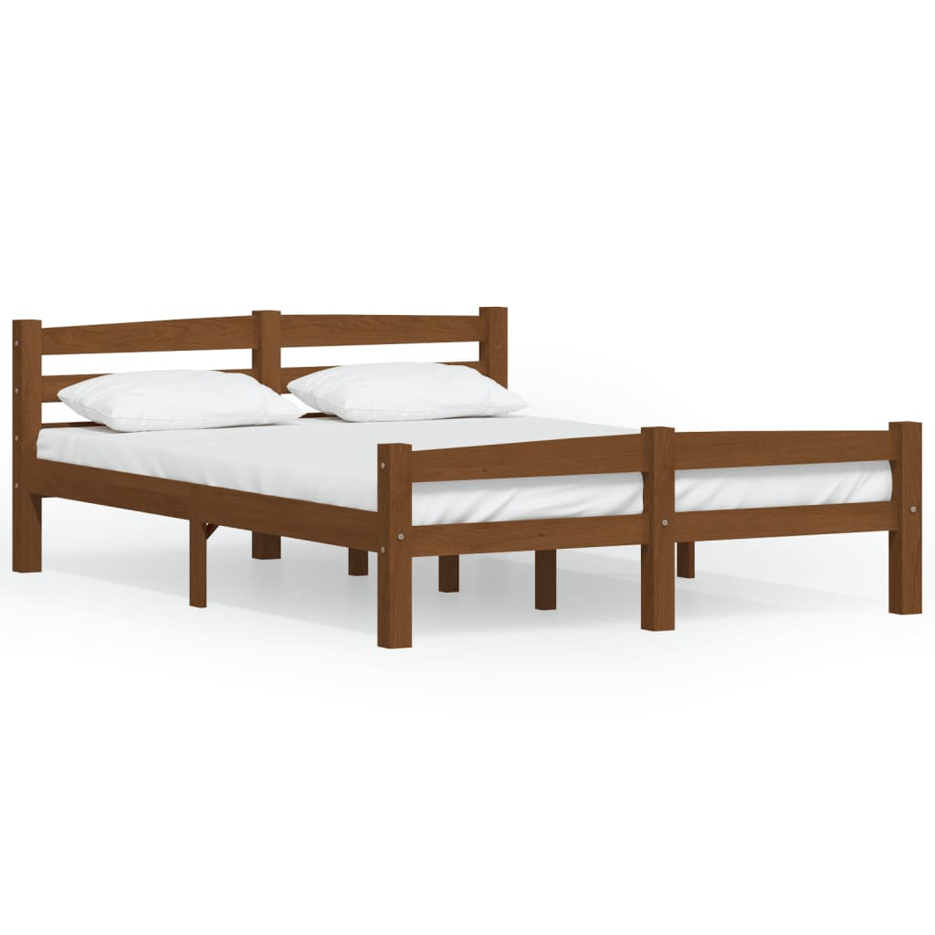 Estructura de cama 120x200 Marrón Claro