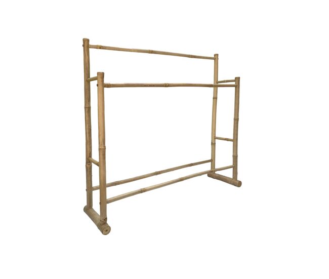Toallero de bambú, fidji, natural, 100x37x98.7 cm