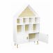 Librería infantil de madera con 8 compartimentos y 2 puertas Librería infantil de madera con 8 compartimentos y 2 puertas Blanco