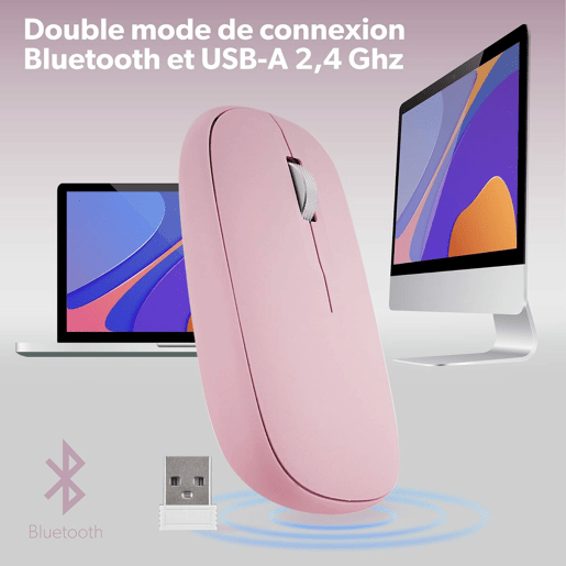 Rato sem Fios TNB iClick Cor de Rosa Rato sem Fios TNB iClick Cor de Rosa