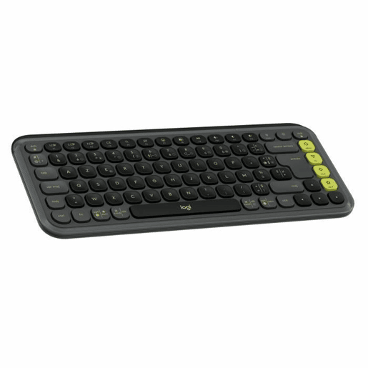 Teclado sem Fios Logitech Pop Icon Keys Cinzento escuro AZERTY
