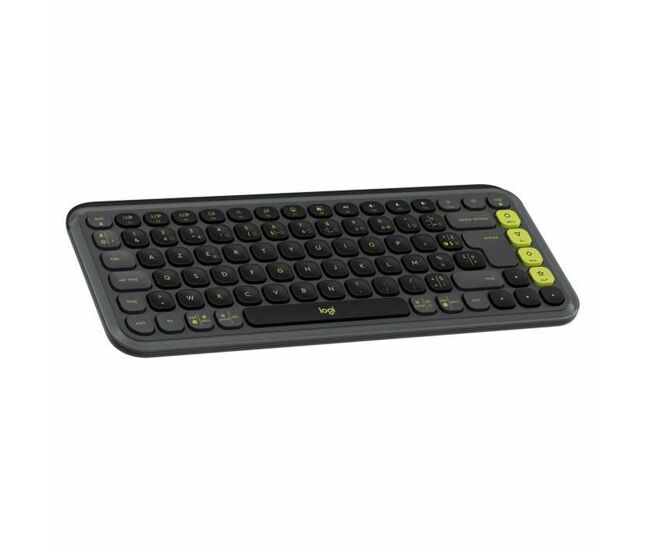 Teclado inalámbrico logitech pop icon keys gris oscuro azerty