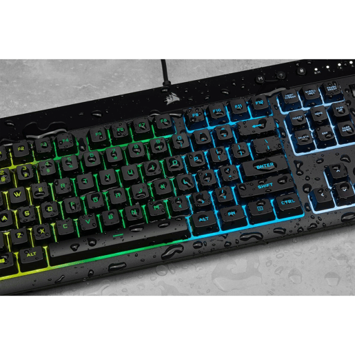 Teclado Corsair K55 RGB Pro Preto Qwerty espanhol QWERTY Teclado Corsair K55 RGB Pro Preto Qwerty espanhol QWERTY
