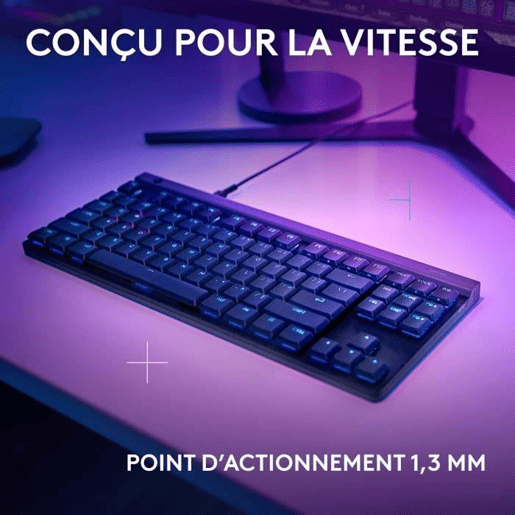 Teclado Logitech G515 TKL Preto AZERTY Teclado Logitech G515 TKL Preto AZERTY
