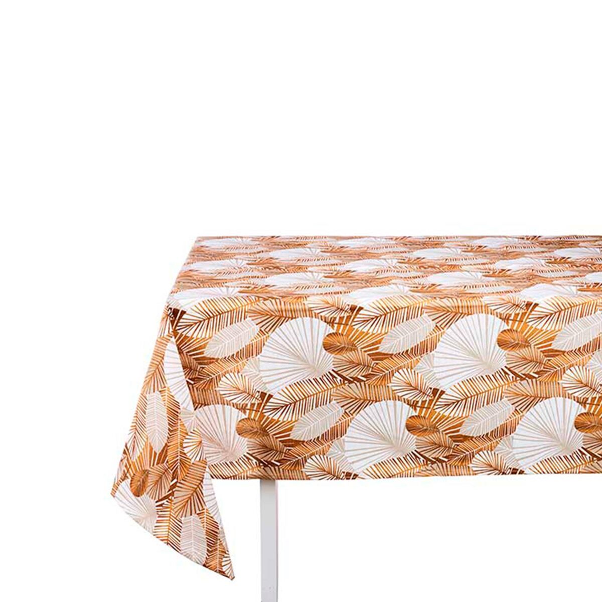 Mantel loneta antimanchas hoja colección KINVARA