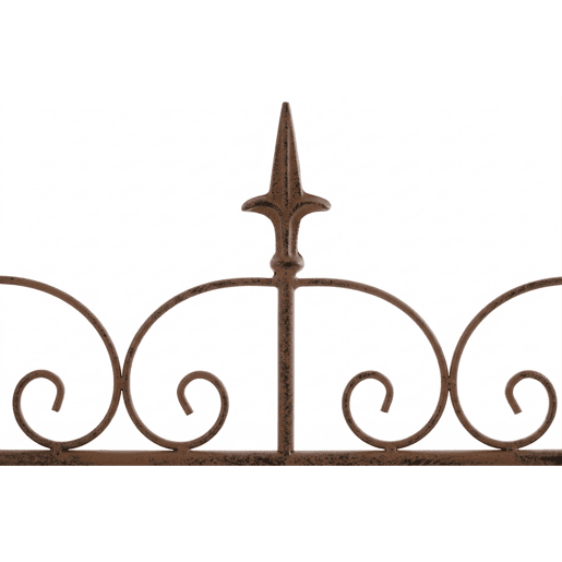 Reja De Jardín Mangold En Metal Marrón antiguo 1X124X116 cm