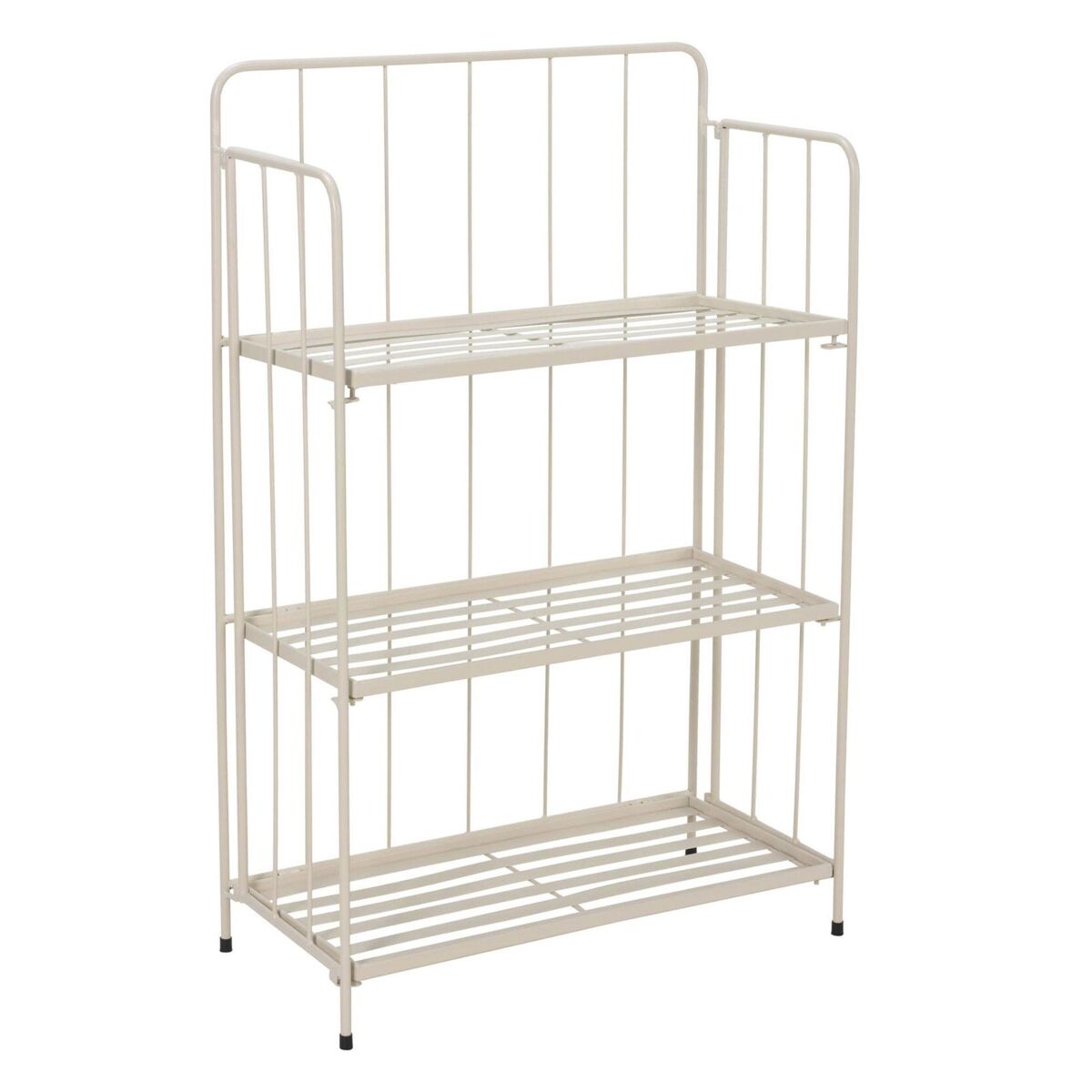 Well home - jardinera de 3 niveles en metal de diseño plegable 58x27x90cm