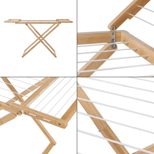 Estendal Fakala 154x59x82 cm - Bambu en.casa