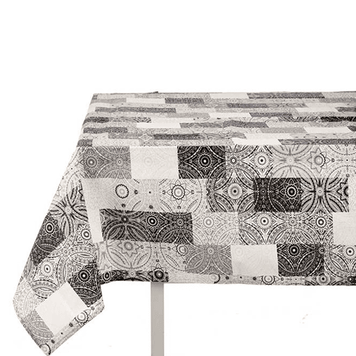 Toalha de mesa de lona resistente a manchas de 140x180cm na cor azul