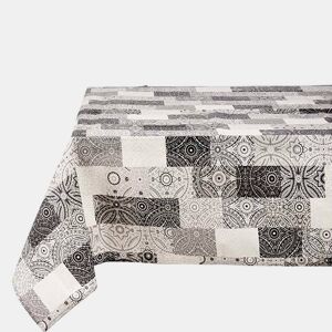 Toalha de mesa de lona resistente a manchas de 140x180cm na cor azul