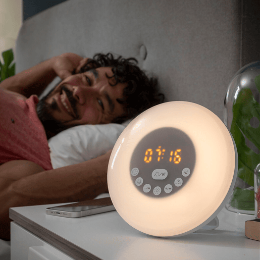Despertador Amanhecer Recarregável com Alta voz Sunrilk InnovaGoods Despertador Amanhecer Recarregável com Alta voz Sunrilk InnovaGoods