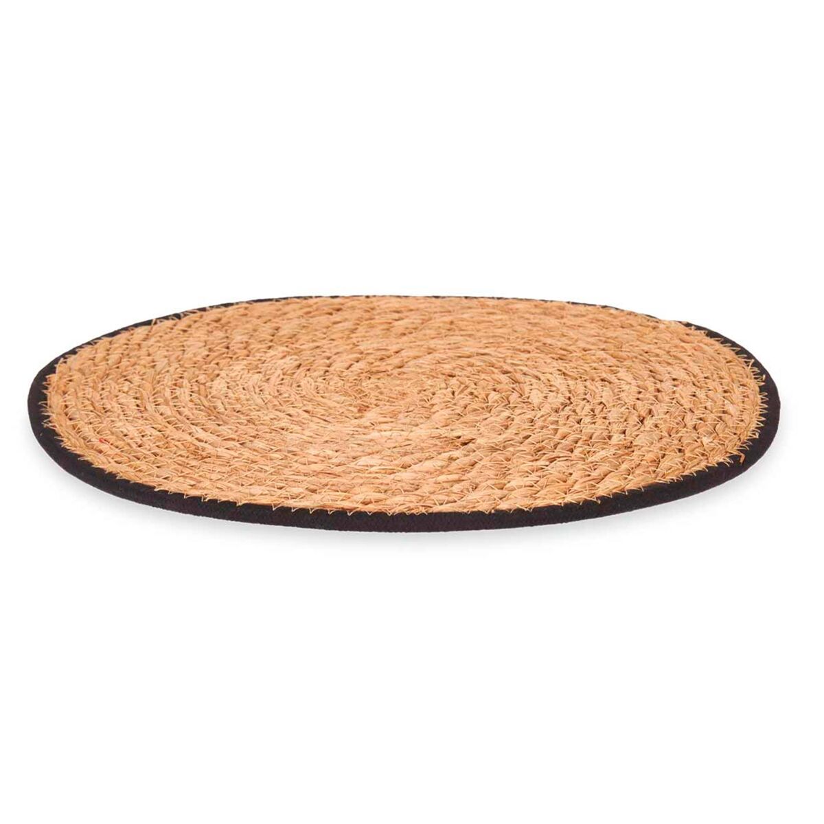 Salvamantel esparto borde tela colección KINVARA